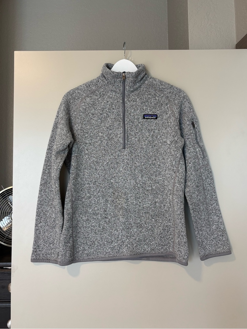Patagonia Women’s Gray 1/4-Zip Fleece Pullover Gorpcore Hiking Outdoors Fall